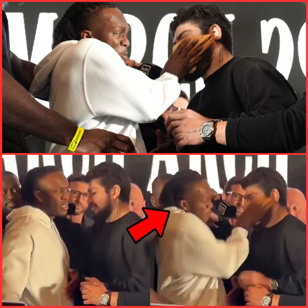 🔥 KSI SLAPS Dillon Danis with PANCAKE in EPIC BRAWL at Press Conference Face-Off!